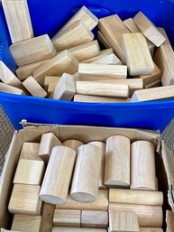 Huge Lot  Wooden Blocks For Hours Of Creative Fun