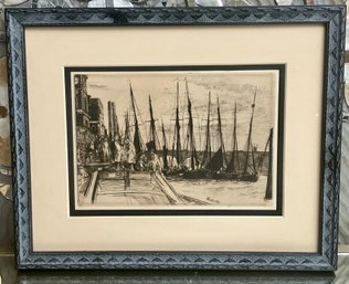 JAMES WHISTLER  'BILLINGSGATE' Etching