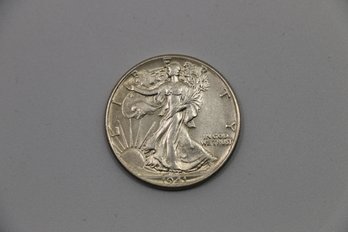 1941 Silver Walking Liberty Half Dollar Coin Nice Shape