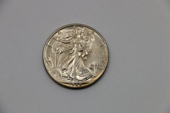 1942 Silver Walking Liberty Half Dollar Coin Very Nice Shape
