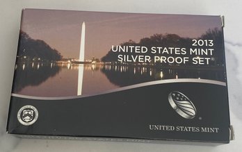 2013 United States Mint Silver Proof Set