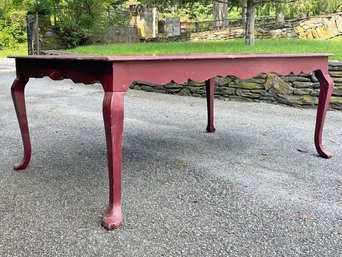 A Magnificent Vintage Bespoke Painted Mahogany Dining Table