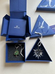 Group Of Swarovski Crystal Ornaments