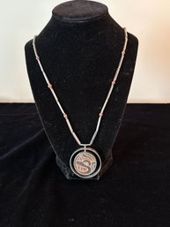 Sterling Pendent Necklace Made In Mexico