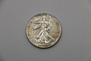 1940 Silver Walking Liberty Half Dollar Coin