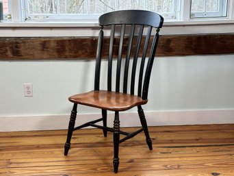 A Two-Toned Windsor Side Chair