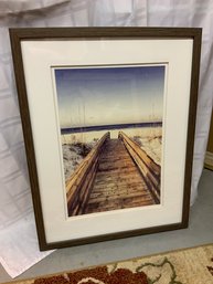 Beach Boardwalk Scene