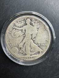 1917 Walking Liberty Silver Half Dollar