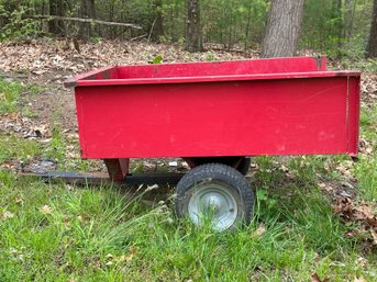 A Towable Yard & Garden Cart By Huskee, 17 Cubic Feet Capacity