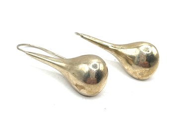 Vintage Sterling Silver Tear Drop Earrings