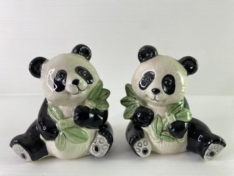 Panda Bear Salt & Pepper Shaker Set