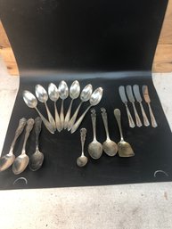 18 Pieces Vintage Silverware