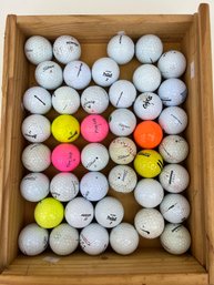 Lot Of 45 Used Golf Balls - All Expensive Name Brands