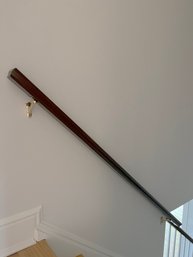 A 72' Wall Mounted Wood Hand Rail