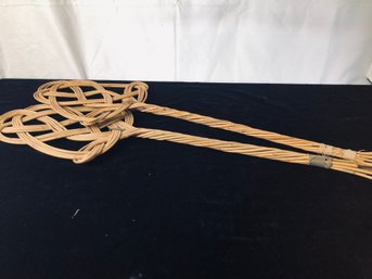 Vintage Handcrafted Rattan Rug Beaters