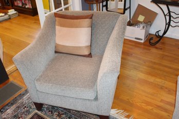 Pair Of Large Comfy Upholstered Chairs
