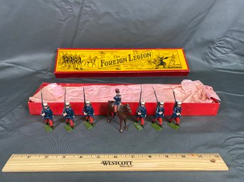 Britains French Army Foreign Legion No 1711 Original Lead Toy Soldiers In Box Great Condition For Age England