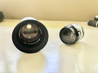 Nikon  Nippon 70-210 MM Zoom And Vivitar 35MM And  Lens