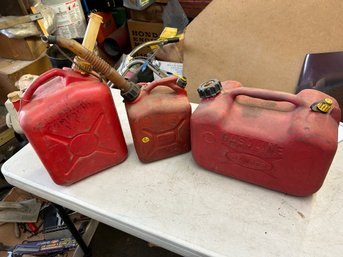 3 Gas Cans