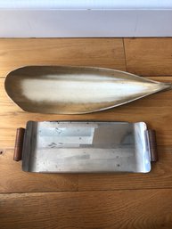 2 Unique Serving Trays