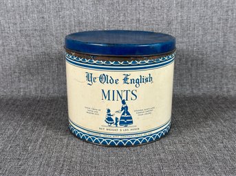 Vintage 5-lb Tin: Ye Olde English Mints