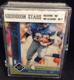 1992 Score Football 90s Gridiron Stars 40 Card Set - L