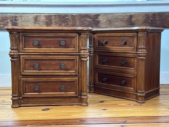 A Lovely Pair Of Bedside Chests By Bassett