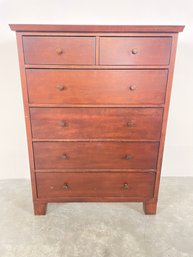 Stained Wood Shaker Style Dresser