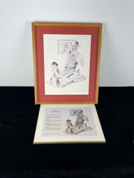 'The Pharmacist' Artwork Framed Print By Norman Rockwell And A Pharmacists Code Of Ethics Piece