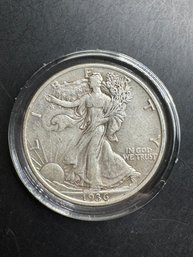 1936 Walking Liberty Silver Half Dollar