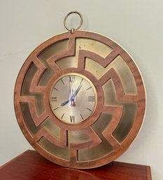 Unique Mid Century United Electric Wall Clock