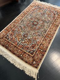 Hand Knotted Wool Oriental Area Rug - 36' X 65'