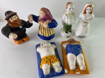 Couples Themed Salt & Pepper Shaker Sets (3)