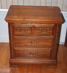 Vintage Three Drawer Nightstand - Lot 1