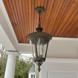 A Copper  Porch Lantern Pendant - 4 Bulbs