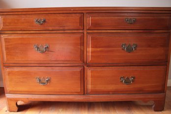 Vintage 6 Drawer Dovetailed Chest By DAVIS CABINET CO.  Made In U.S.A.