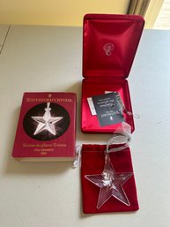 Waterford Crystal Celebrate The Season Collection Star Ornament 2001