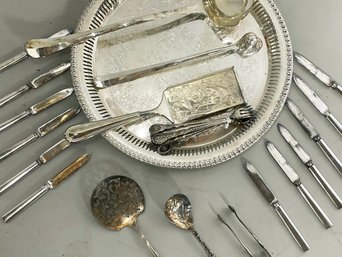 Silver Plated Flatware, Serving Ware, And More