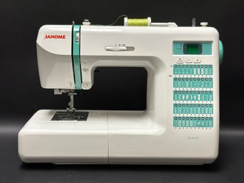 Janome Sewing Machine & Accessories In Quilted Bag