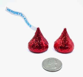 Pair Of Hershey Kiss Brooches