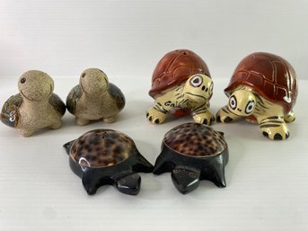 Turtle Salt & Pepper Shaker Sets (3)