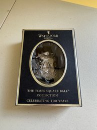 Waterford Crystal The Time Square Ball Collection Celebrating 100 Years Ornament