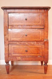 Distressed Antique Inlay Cabinet