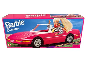 Vintage Mattel Barbie Doll Pink Corvette 67164 New In Box