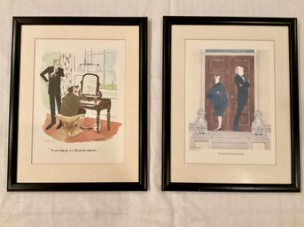 Framed Works By British Cartoonist Annie Tempest