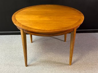 A Beautiful Mid-Century Modern Dining Table By Drexel, Two Leaves & Custom Pads