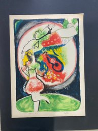 Juan Garcia Ripolles - Arlequin Leaping Hand Signed Lithograph - 1971