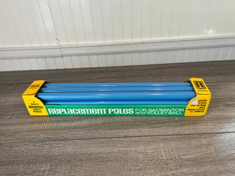 Regent Set Of Replacement Poles For Badminton Or Vollyball Net