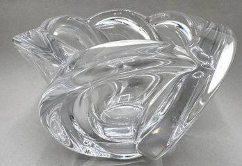 Vannes Art Glass Bowl, Marked, France, Purchased From Barneys New York