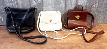 Lot Of 3 Nice Shoulder Bag Purses - Including Coach!